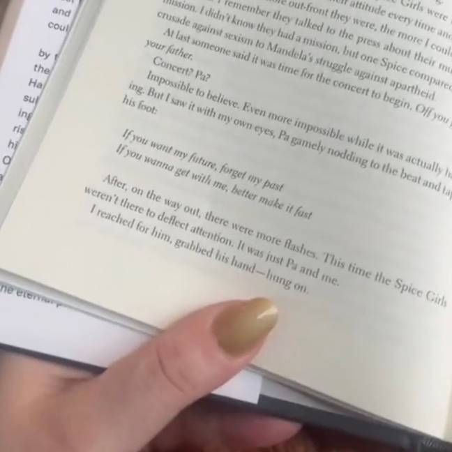 The Spice Girls got a mention in Harry's new book. Credit: @melissa.royle/TikTok