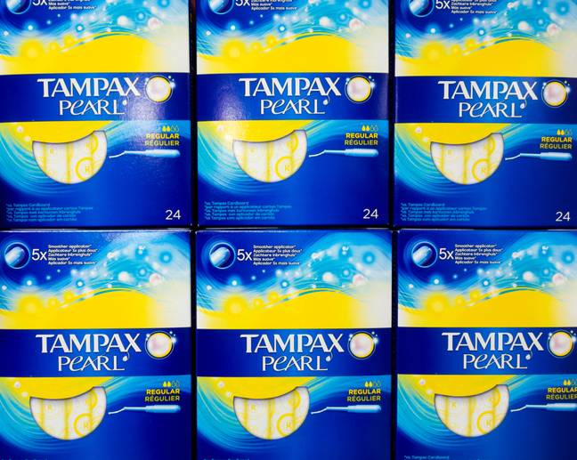 Tampax has shared a controversial tweet. Credit: Islandstock/Alamy Stock Photo