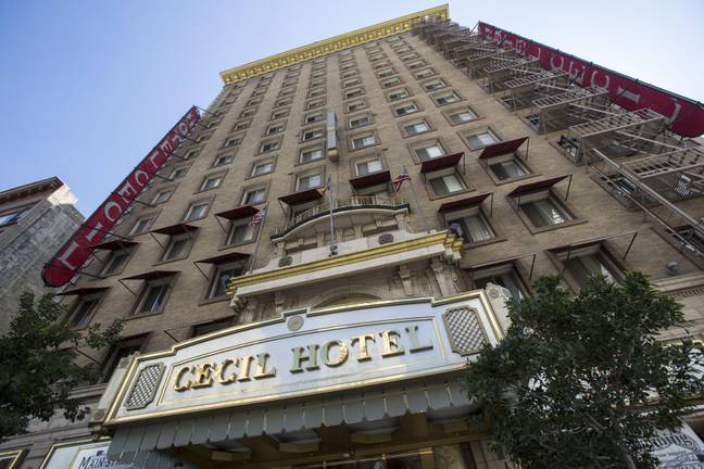 The student disappeared at the Cecil Hotel in 2013. Credit: ZUMA Press, Inc. / Alamy Stock Photo 