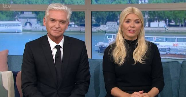 Holly Willoughby and Phillip Schofield were accused of skipping the queue to see Queen Elizabeth lying in state. Credit: ITV.