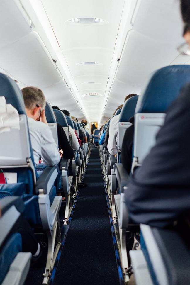The couple tried to move seats to get a peaceful flight. Credit: Unsplash
