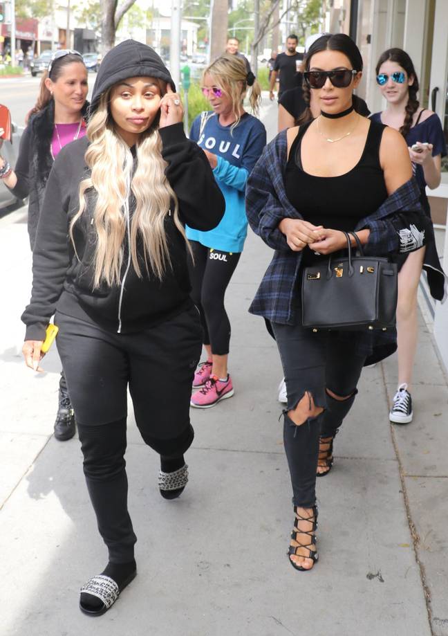Blac Chyna and Kim Kardashian in 2016 (Credit: Alamy)