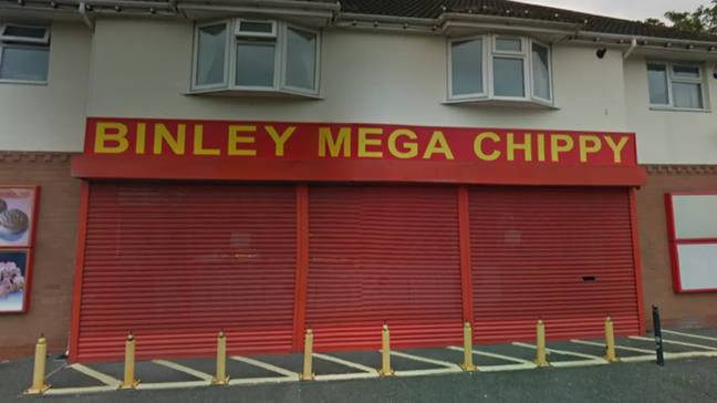 Binley Mega Chippy captured the heart of the nation - nay, world - this week. Credit: Binley Mega Chippy