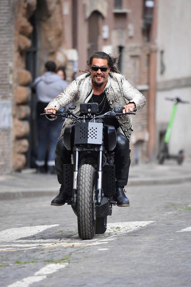 Jason Momoa was spotted on the set of Fast X. Credit: Alamy