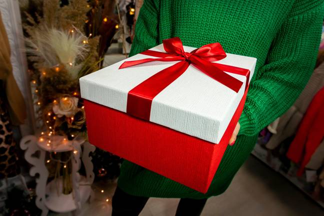 'Yeah, this is a joint Christmas and birthday present'. Credit: agefotostock/Alamy Stock Photo