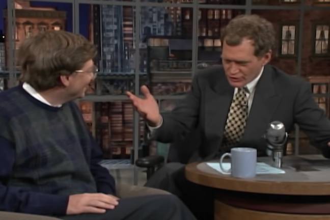 Letterman questioned the point of the internet when there were already radios. Credit: Letterman/ YouTube
