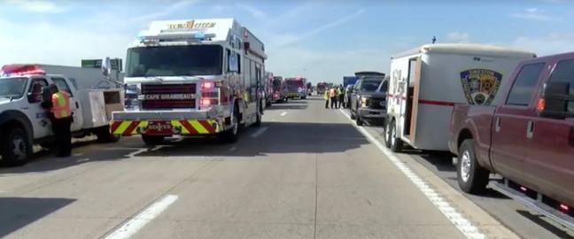 The incident occured on the I-57 near Charleston. Credit: 23 News