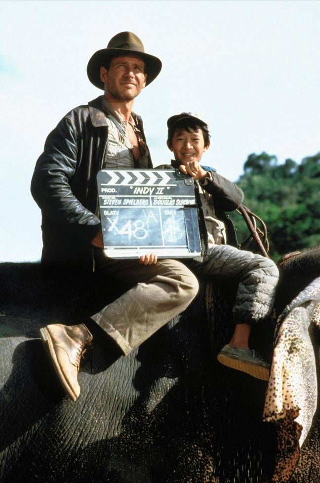 Harrison Ford and Ke Huy Quan last worked together on Indiana Jones and the Temple of Doom. Credit: Cinematic Collection/Alamy Stock Photo
