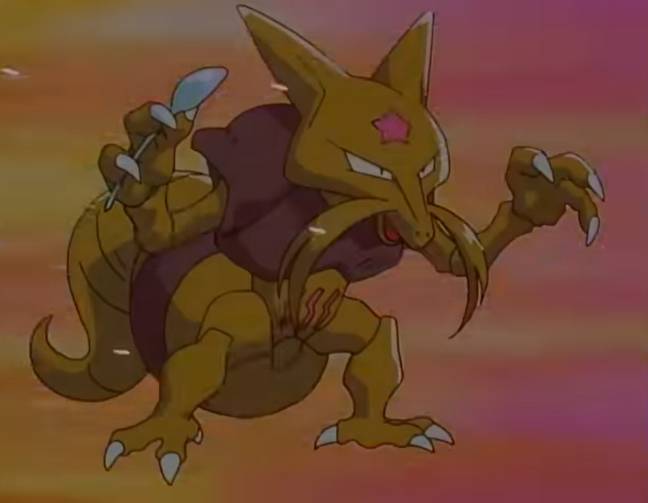 Let Kadabra have a spoon they said, it won't cause almost 20 years of legal battles they said. Credit: Pokémon