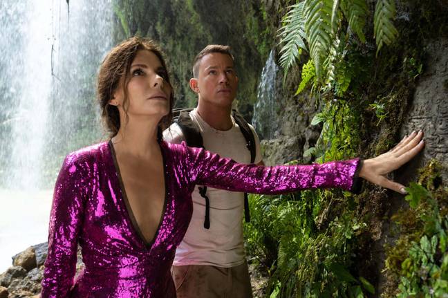 Sandra Bullock and Channing Tatum in The Lost City. Credit: Alamy/Paramount Pictures