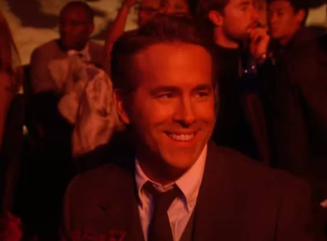 Ryan Reynolds seemed pretty impressed himself when he heard the new lyrics. Credit: NBC 