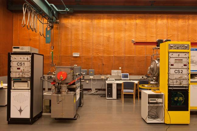 Caesium atomic clocks from the PTB institute, Germany. Credit: Image Professionals GmbH/Alamy Stock Photo