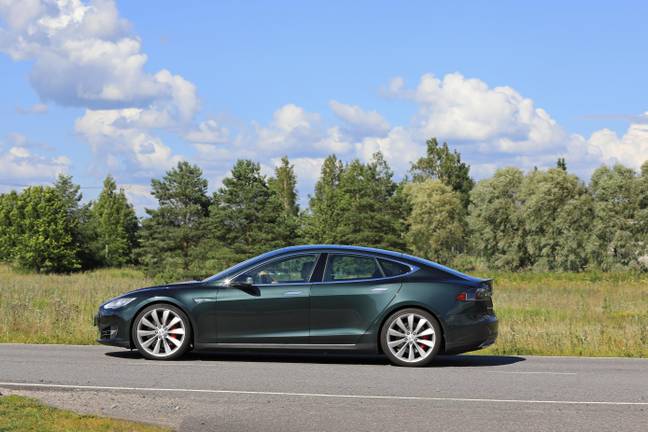 The Tesla could have been struggling with then cold weather, maybe? Credit: Taina Sohlman/Alamy