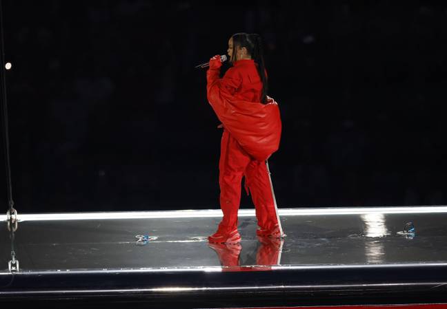 Rihanna didn't welcome any special guests during her Super Bowl performance. Credit: Cal Sport Media/Alamy Live News
