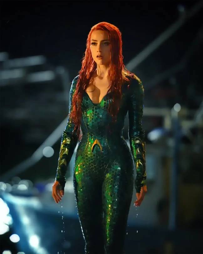 Amber Heard has denied that she’s been cut from Aquaman 2. Credit: Alamy