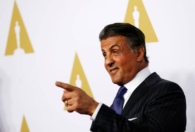 Slyvester Stallone was badly hurt by the punch. Credit: REUTERS / Alamy Stock Photo