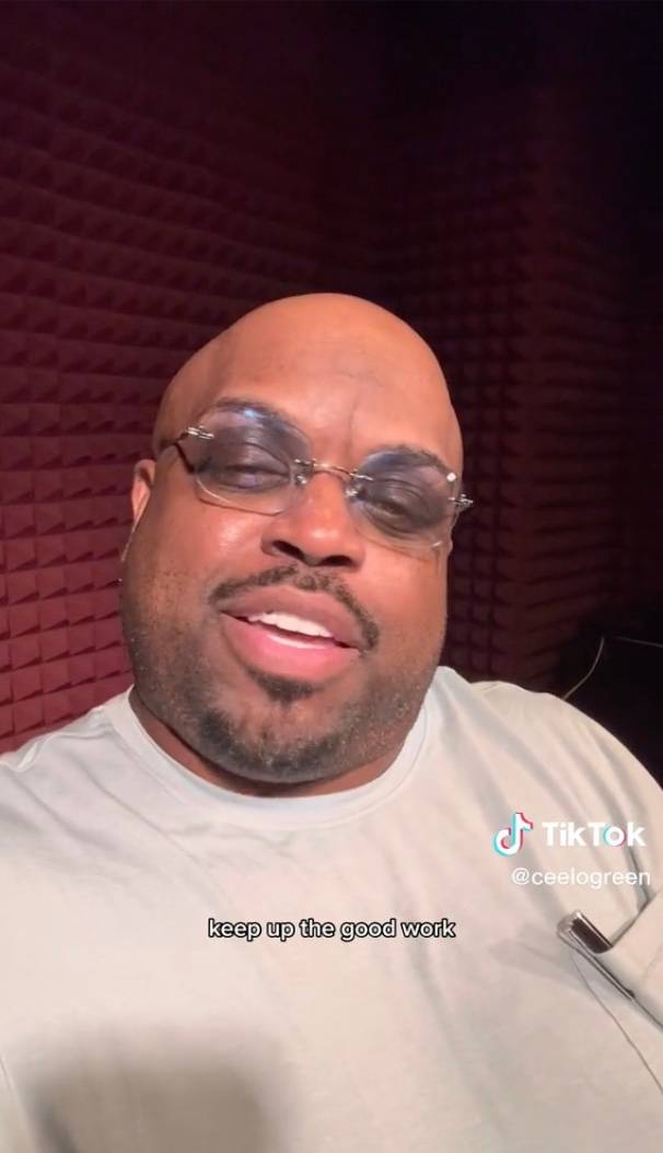 Some people didn't realise he was the man behind the song. Credit: @ceelogreen / TikTok