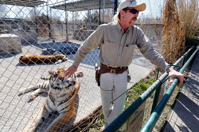 Joe Exotic rose to fame in the Netflix documentary, Tiger King. Credit: Netflix