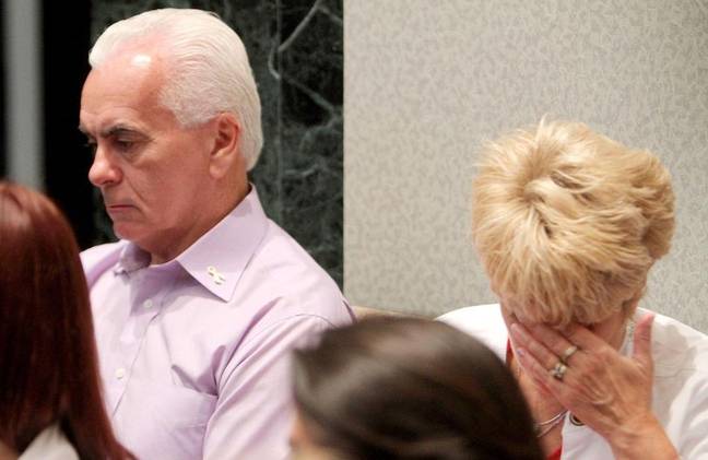 George and Cindy Anthony appeared distraught during the trial for their deceased granddaughter. Credit: Sipa US/Alamy Stock Photo