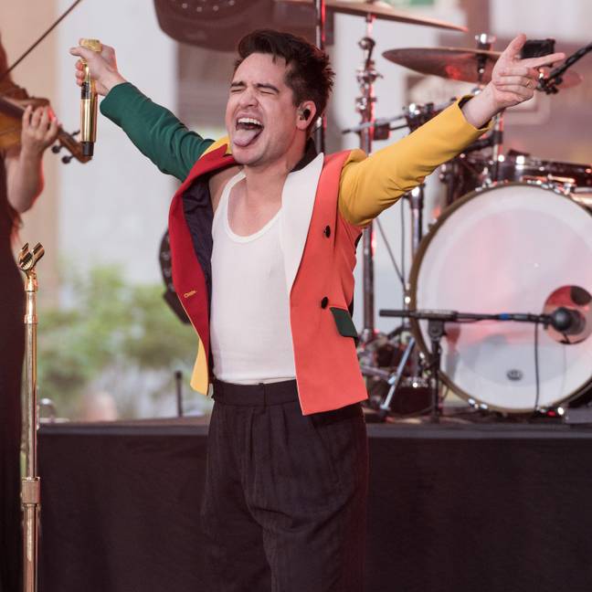 Panic! At The Disco were performing in Minnesota when a fire broke out onstage. Credit: Everett Collection Inc/ Alamy Stock Photo