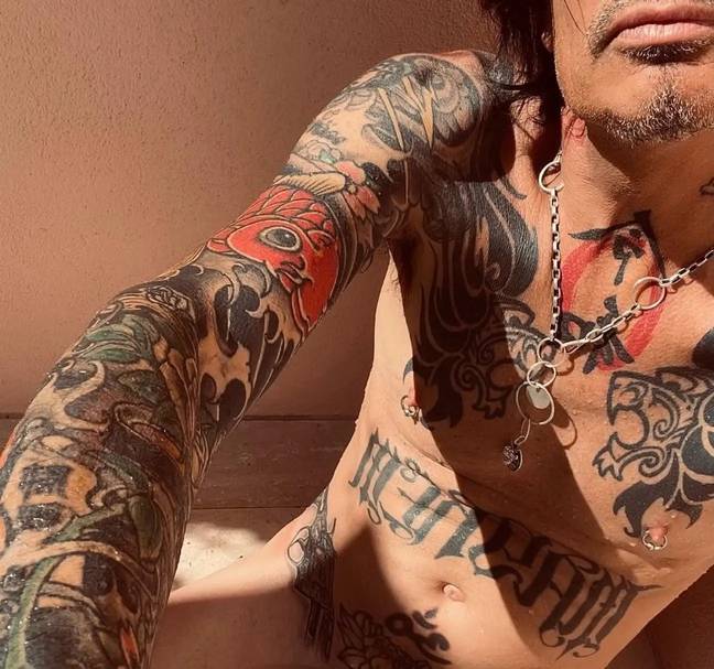 An adult content site has become the first porn site to invite Tommy Lee to join the platform. Credit: @tommylee/Instagram