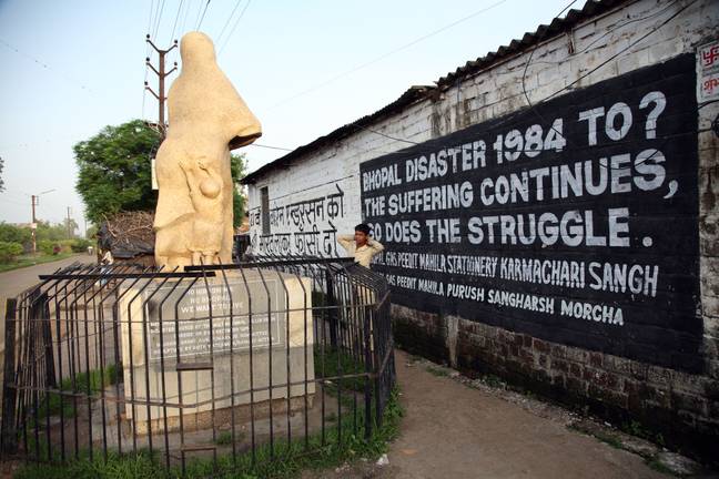 Bhopal disaster memorial. Credit: Constantinos Pliakos / Alamy Stock Photo