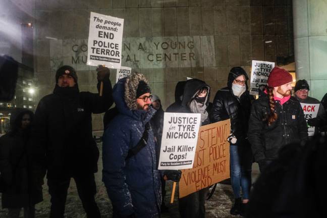 Nichols' death was met with outrage in the wider community. Credit: Alamy / ZUMA Press Inc 