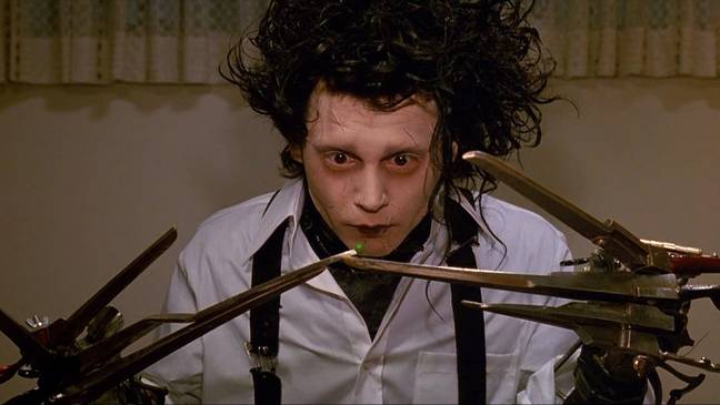 Johnny Depp in Tim Burton's Edward Scissorhands. Credit: 20th Century Fox