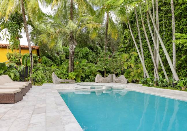 And it even has its own pool. Credit: Airbnb