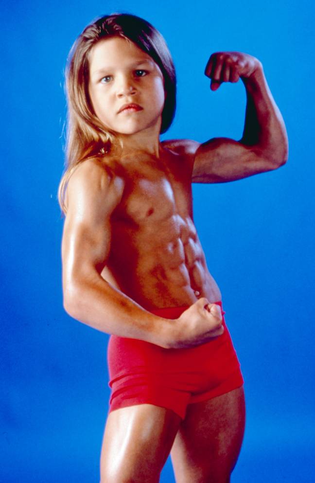 A former child bodybuilder said that a stranger once tried to ‘pull off’ his abs. Credit: Everett Collection Inc / Alamy Stock Photo