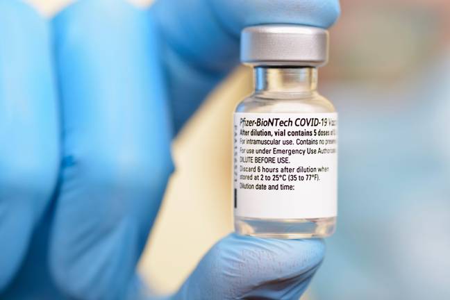 The Pfizer Covid vaccine was the first shot to be approved in the UK (Alamy)
