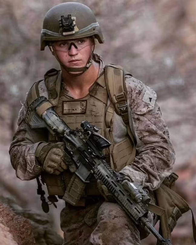 The family members of Marine Lance Corporal Rylee J. McCollum claim Baldwin exposed them to ‘online vitriol’. Credit: Facebook 