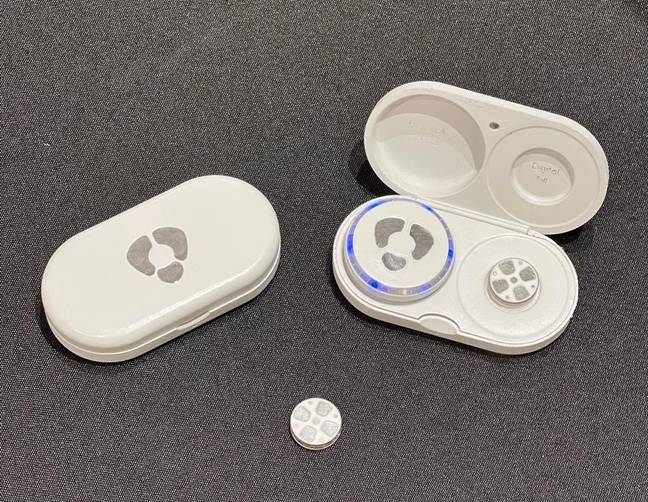 The device is about the size of a penny. Credit: Inner Cosmos