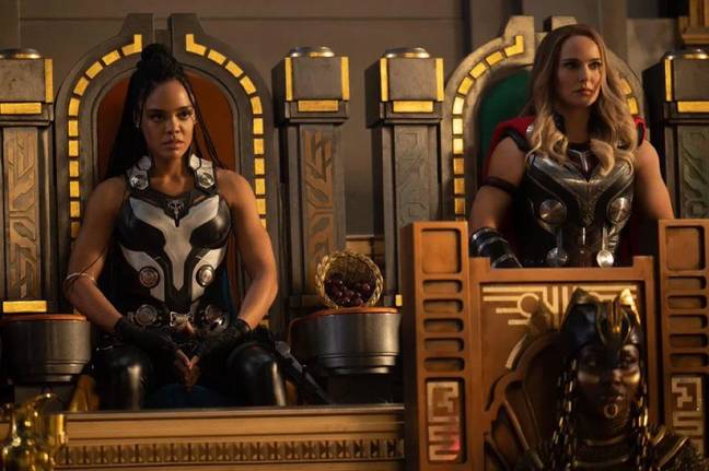 Natalie Portman can be seen looking hench for her role as the Mighty Thor in the latest Marvel film. (Credit: Marvel/Walt Disney)