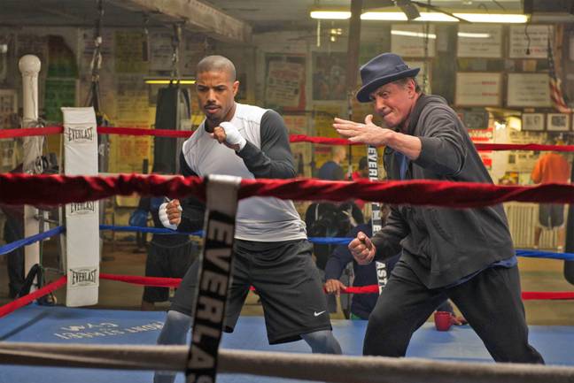 Sylvester Stallone starred alongside Michael B Jordan in the first two films. Credit: Alamy