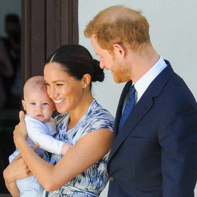 Meghan and Harry with son Archie in 2019. Credit: Sipa US/Alamy Stock Photo