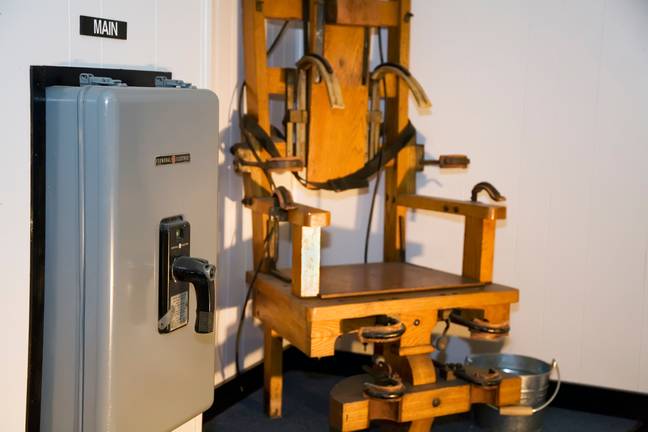 The electric chair has only ever been used in South Carolina twice in the last 30 years. Credit: Alamy