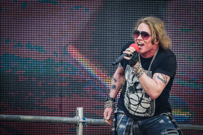 Axle Roses Teeth Guns N’ Roses fan 'hit in nose' by microphone thrown by Axl Rose at concert