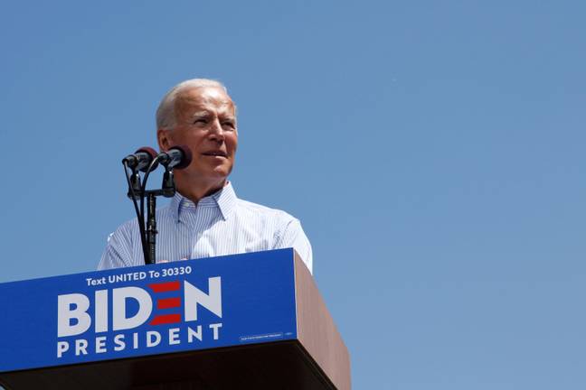 Biden was addressing an audience of teachers and union members at the Democratic National Committee when he made the remark. Credit: Jana Shea / OOgImages / Alamy Stock Photo
