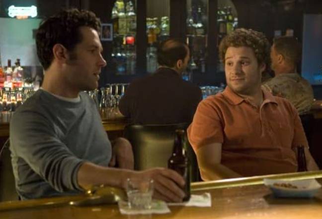 Paul Rudd and Seth Rogen in Knocked Up (Universal Pictures)