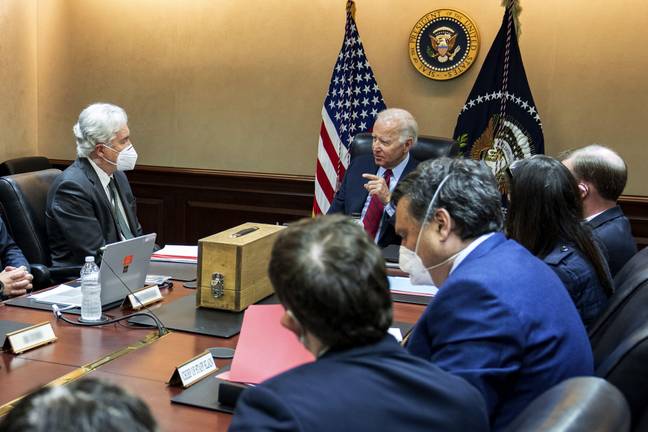 US president Joe Biden was briefed on the operation to find and kill al-Zawahiri by intelligence advisers, who showed him a model of the house al-Zawahiri was thought to be staying in. Credit: UPI / Alamy Stock Photo