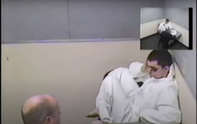 Ryan Waller's interrogation. Credit: YouTube