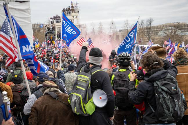 Trump supporters stormed the US Capitol on 6 January, 2021. Credit: Alamy