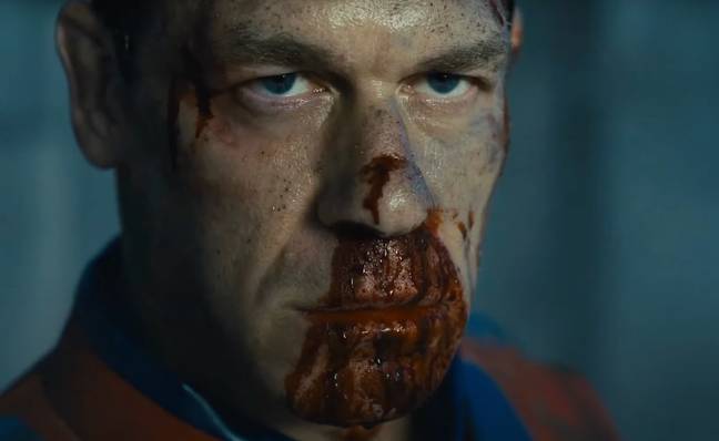 John Cena starred as Peacemaker in The Suicide Squad. Credit: Warner Bros.