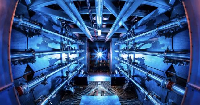 Researchers have found that just a minuscule diamond sphere can completely change life as we know it. Credit: Lawrence Livermore National Laboratory