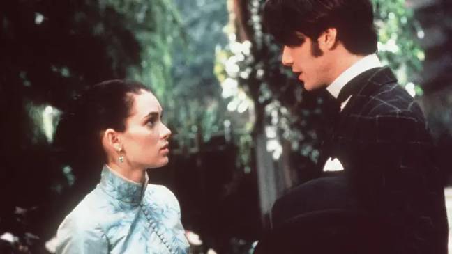 Keanu Reeves and Winona Ryder in Dracula. Credit: Columbia Pictures