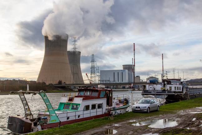 Tihange nuclear power plant in Belgium. (Alamy) 