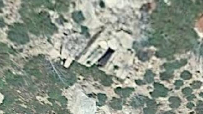 What this alien doorway leads to we don't know, alien stuff presumably. Credit: Google Earth