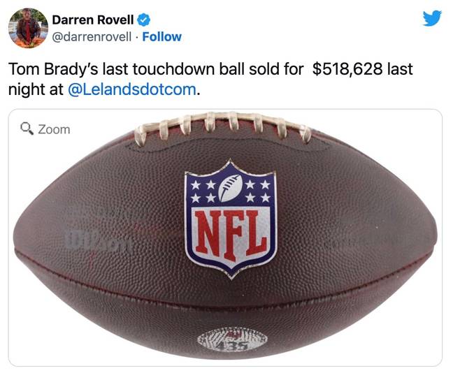Some poor collector spent a fortune on the ball, only for its value to drop overnight. Credit: Twitter
