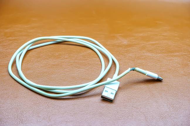 Apple has long been known for their 'short-lived' iPhone chargers. Credit: Panther Media GmbH / Alamy Stock Photo